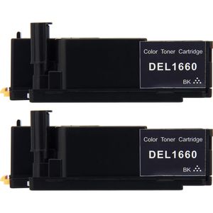 2 Pack Dell 332-0399 Black Compatible Toner Cartridges (4G9HP)