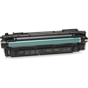 HP 655A Black Remanufactured Laser Toner Cartridge (CF450A)