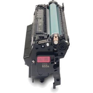 HP 655A Magenta Remanufactured Laser Toner Cartridge (CF453A)