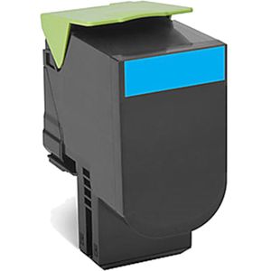 Lexmark CX310 / CX410 / CX510 Cyan Remanufactured Toner Cartridge (80C1SC0)
