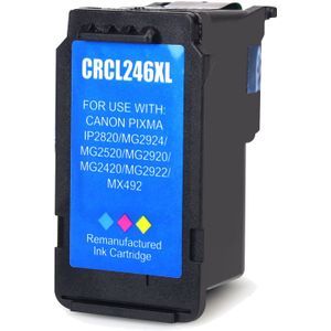 Canon CL-246XL Tri-Color Remanufactured High-Yield Ink Cartridge (8280B001AA)
