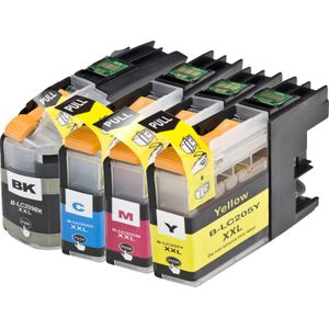 4 Pack Brother LC209 & LC205 Compatible Super High-Yield Ink Cartridges