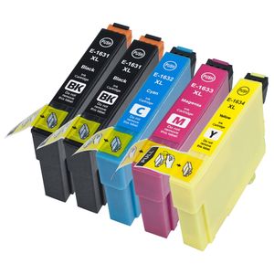 Kompatible blækpatroner Epson 16XL XXL – høj kapacitet, pakke med 5 stk.