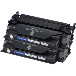 2 Pack Canon 056H High Yield Black Compatible Toner Cartridge (3008C001)