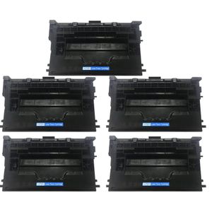 5 Pack HP 37X Black High Yield Compatible Laser Toner Cartridge (CF237X)