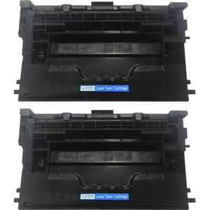 2 Pack HP 37X Black High Yield Compatible Laser Toner Cartridge (CF237X)
