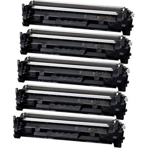 5 Pack Canon 047 Black Compatible Toner Cartridge (2164C001AA)