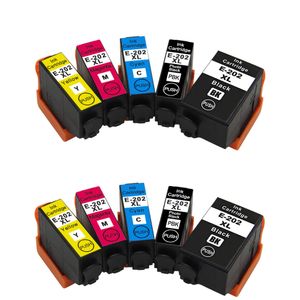 10 Pack Epson 202XL High-Yield Compatible Ink Cartridges