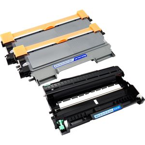 3 Pack Brother TN450 & DR420 Compatible High-Yield Toner & Drum Cartridges