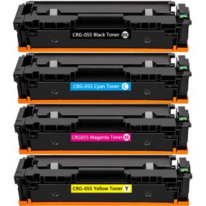 4 Pack Canon 055 Compatible Toner Cartridges