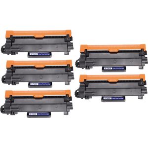 5 Pack Brother TN830 Black Compatible Toner Cartridge