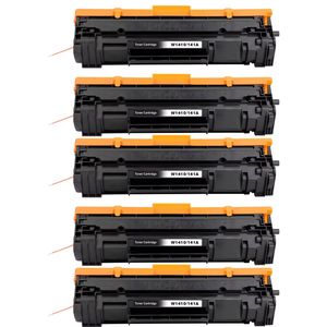 5 Pack HP 141A Black Compatible Toner Cartridge (W1410A)