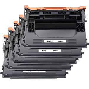 5 Pack HP 147X Black Compatible High-Yield Toner Cartridge (W1470X)