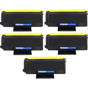 5 Pack Brother TN650 Black Compatible High-Yield Toner Cartridge (Replaces TN620)
