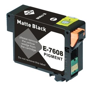 Epson 760 Matte Black Remanufactured Ink Cartridge (T760820)