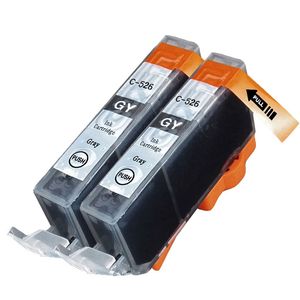 2 Pack Canon CLI-526GY Compatible Gray Ink Cartridges