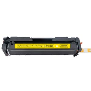 HP 218X / W2182X Yellow Compatible High-Yield Toner Cartridge (Replaces 218A / W2182A)