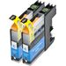 2 Pack Brother LC205C Cyan Compatible Super High-Yield Ink Cartridges