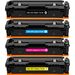 4 Pack Canon 055 Compatible Toner Cartridges