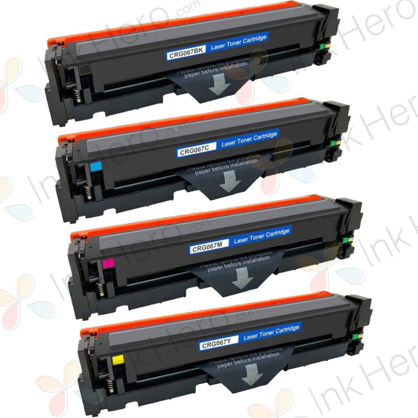 4 Pack Canon 067 Compatible Toner Cartridges- Ink Hero
