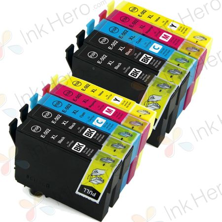 Kompatybilne wkłady atramentowe Epson 502XL – wysoka wydajność, opakowanie 10 szt.