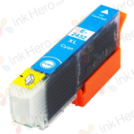 Compatibele inktcartridge voor Epson 24XL – cyaan, hoge capaciteit