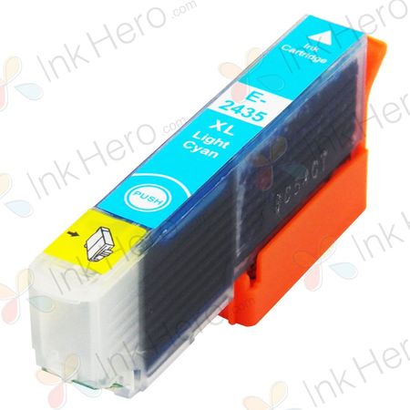 Compatibele inktcartridge voor Epson 24XL – lichtcyaan, hoge capaciteit