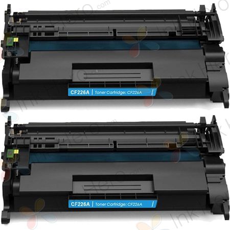 Suderinamos tonerio kasetės HP 26A – juoda, 2 vnt. pakuotė (CF226A)
