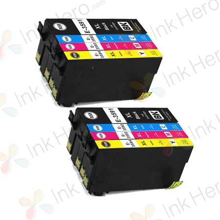 Kompatible Tintenpatronen Epson 35XL – hohe Kapazität, 8er-Pack