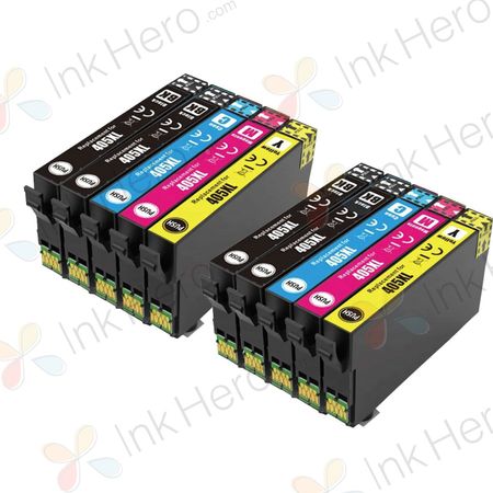 Cartouches d’encre compatibles Epson 405XL – haute capacité, lot de 10