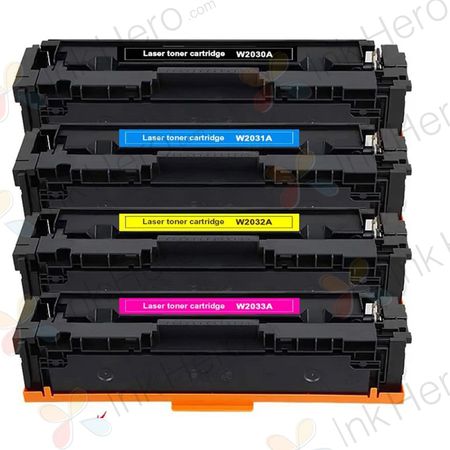 Συμβατές κασέτες τόνερ HP 415A – συσκευασία 4 τεμαχίων