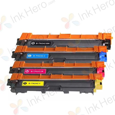 Cartouches de toner compatibles Brother TN242 – capacité ultra haute, lot de 4