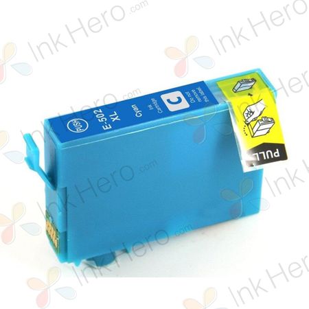 Συμβατό δοχείο μελανιού Epson 502XL – κυανό, υψηλής απόδοσης
