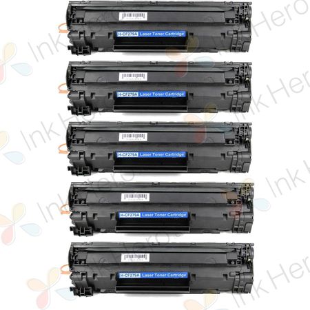 Cartucce toner compatibili HP 79A – nero, confezione da 5 pezzi (CF279A)