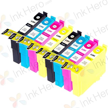 Cartouches d’encre compatibles Epson 29XL – haute capacité, lot de 8