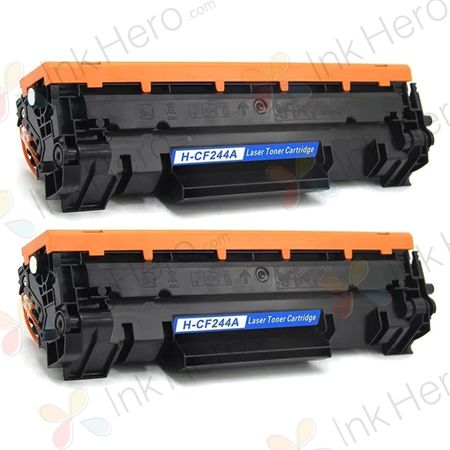 Cartucce toner compatibili HP 44A – nero, confezione da 2 pezzi (CF244A)