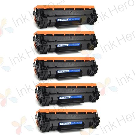 Cartouches de toner compatibles HP 44A – noir, lot de 5 (CF244A)