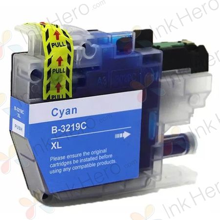 Cartouche d’encre compatible Brother LC3219C – cyan, capacité super haute
