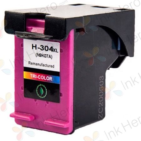 Obnovljen spremnik tinte HP 304XL – trobojni, veliki kapacitet (N9K07AE)