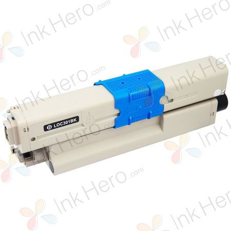 Cartouche de toner compatible Oki 44973536 C301 / C321 – noir, capacité standard