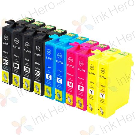 Kompatybilne wkłady atramentowe Epson 27XL – wysoka wydajność, opakowanie 10 szt.