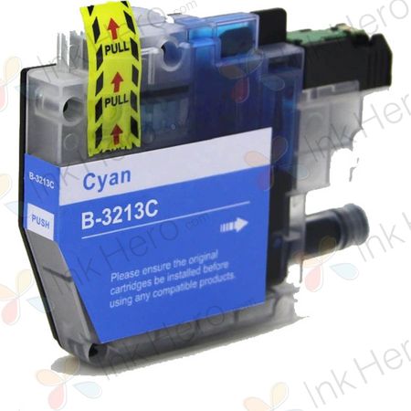 Yhteensopiva mustekasetti Brother LC3213C – syaani, suuri kapasiteetti