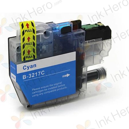 Cartuș de cerneală compatibil Brother LC3217C – cyan, capacitate mare