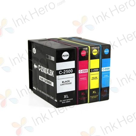 Kompatible Tintenpatronen Canon PGI-2500XL – hohe Kapazität, 4er-Pack