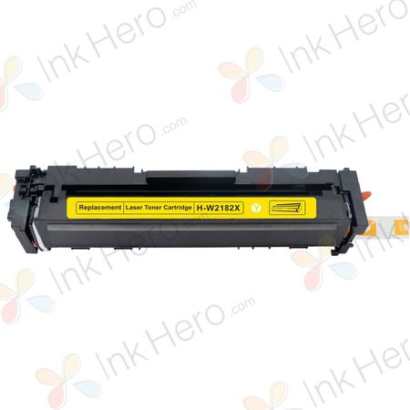 HP 218X / W2182X Yellow Compatible High-Yield Toner Cartridge (Replaces 218A / W2182A)
