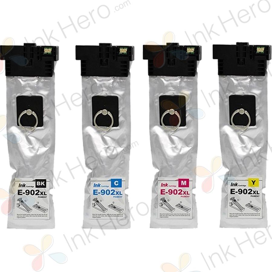 5 Pack Epson 902XL High-Yield Remanufactured Ink Cartridges