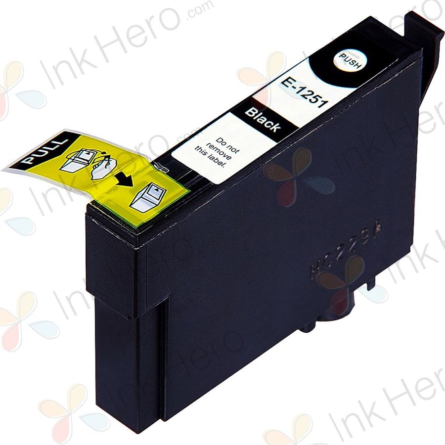 Epson 125 Black Remanufactured Ink Cartridge (T125120)