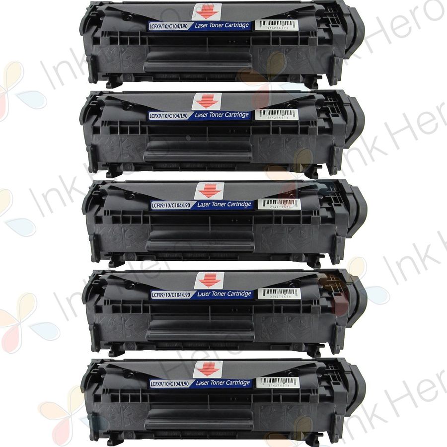 5 Pack Canon 104 Black Compatible Laser Toner Cartridges (0263B001AA)