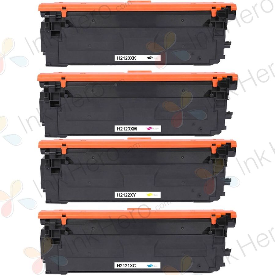 HP 212X Compatible High-Yield Toner Cartridges 4-Pack (Replaces 212A)