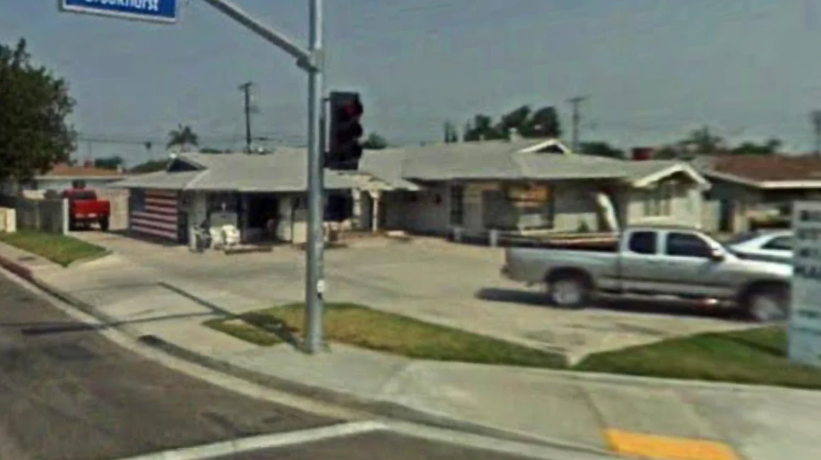 The original California office of our family business, seen from the street